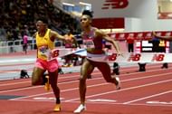 Russell at the New Balance Indoor Grand Prix (Image Source: Getty)